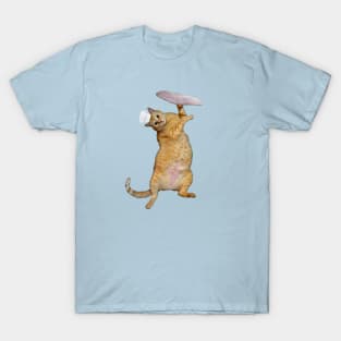Flippin' Pizza Cat; NO TEXT T-Shirt